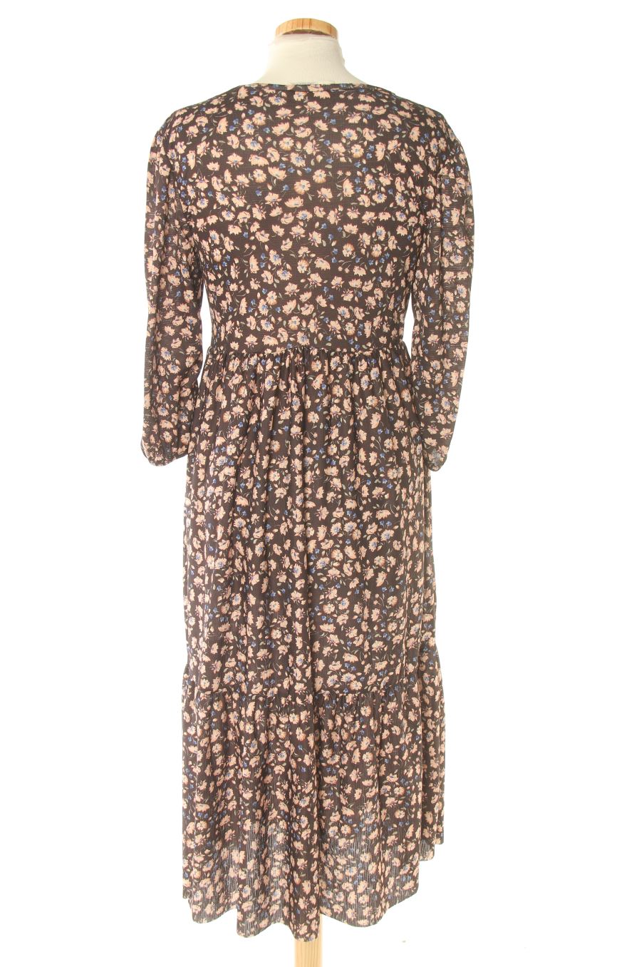Robe casual Pull & Bear de la taille XS, de couleur fleurs