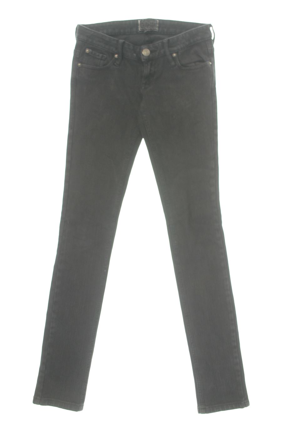 Vaquero de Bershka de la talla 32, de color negro de ropa vaquera