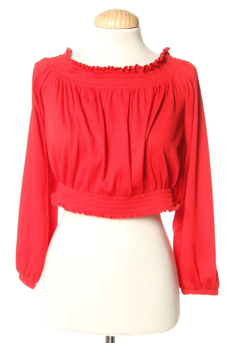 Blusa a maniche lunghe de H&M de la talla S, de color rosso