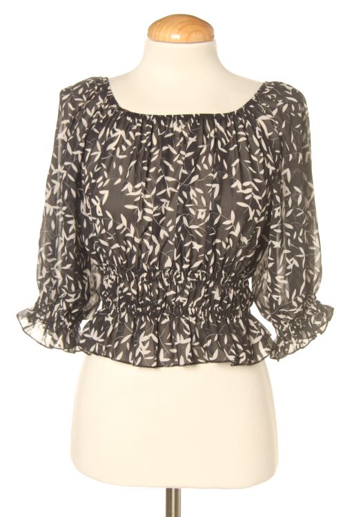 Blusa de manga corta