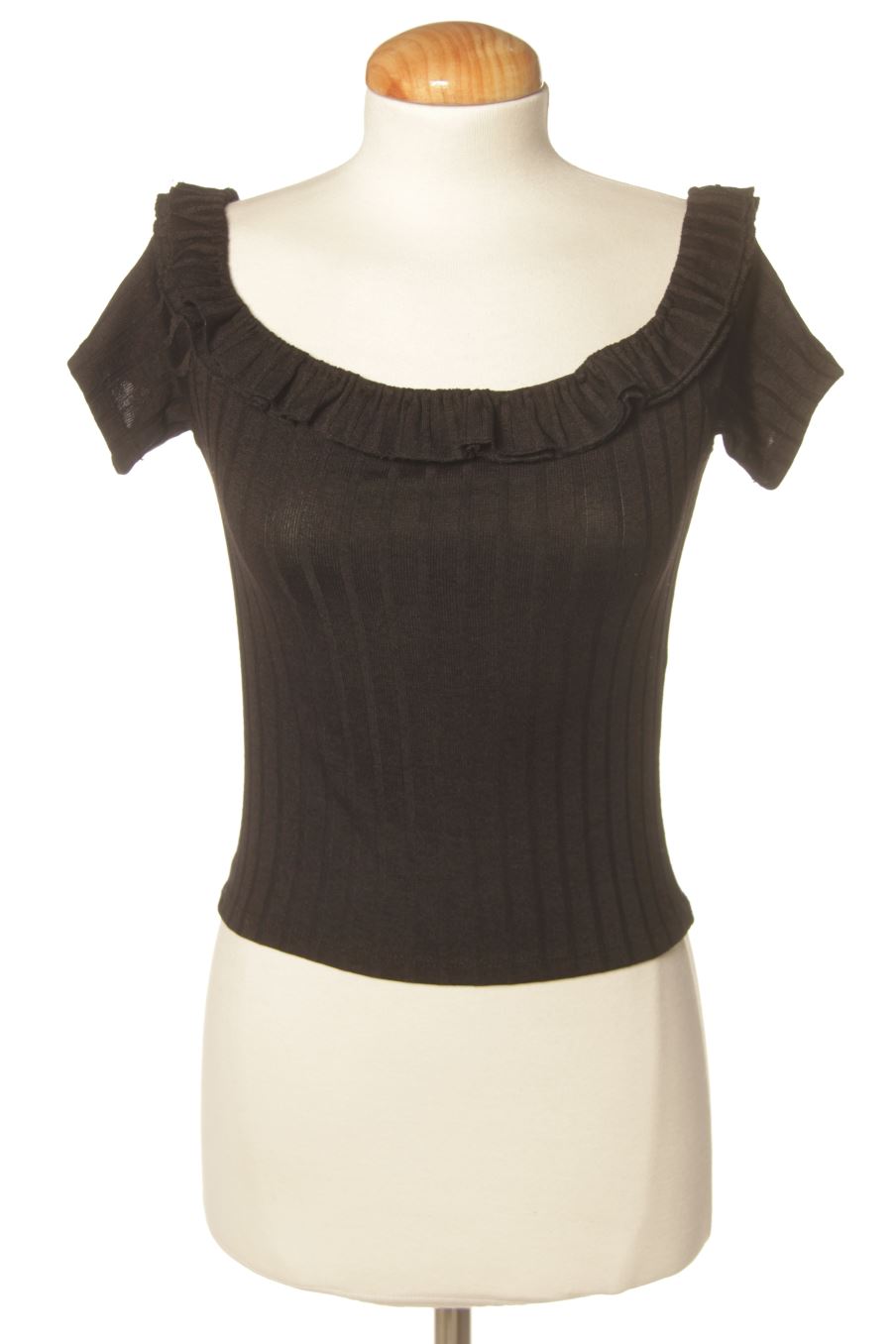 Top trf (ZARA) de la taille S, de couleur noir