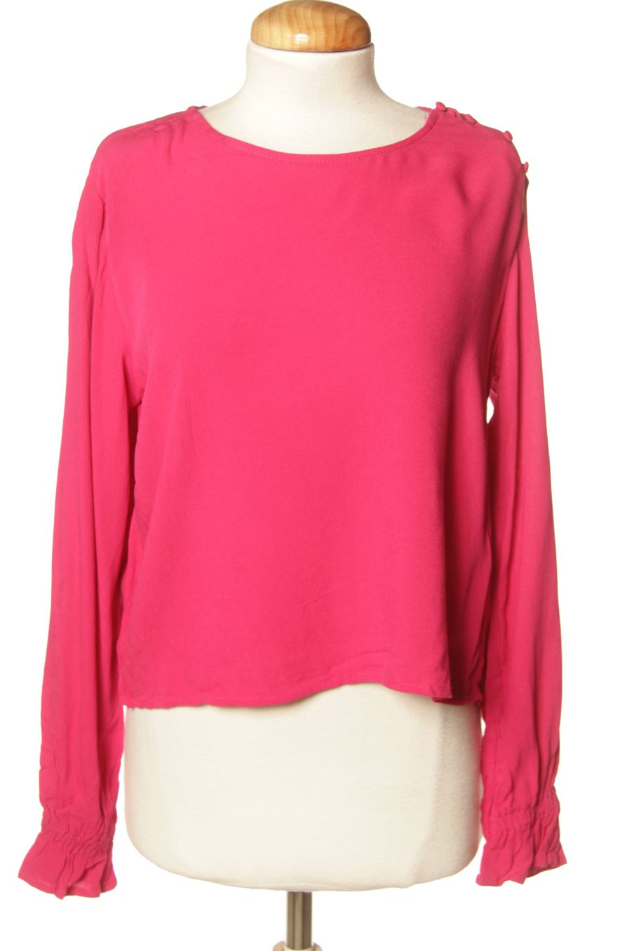 Blouse à manches longues Mango de la taille XS, de couleur rose