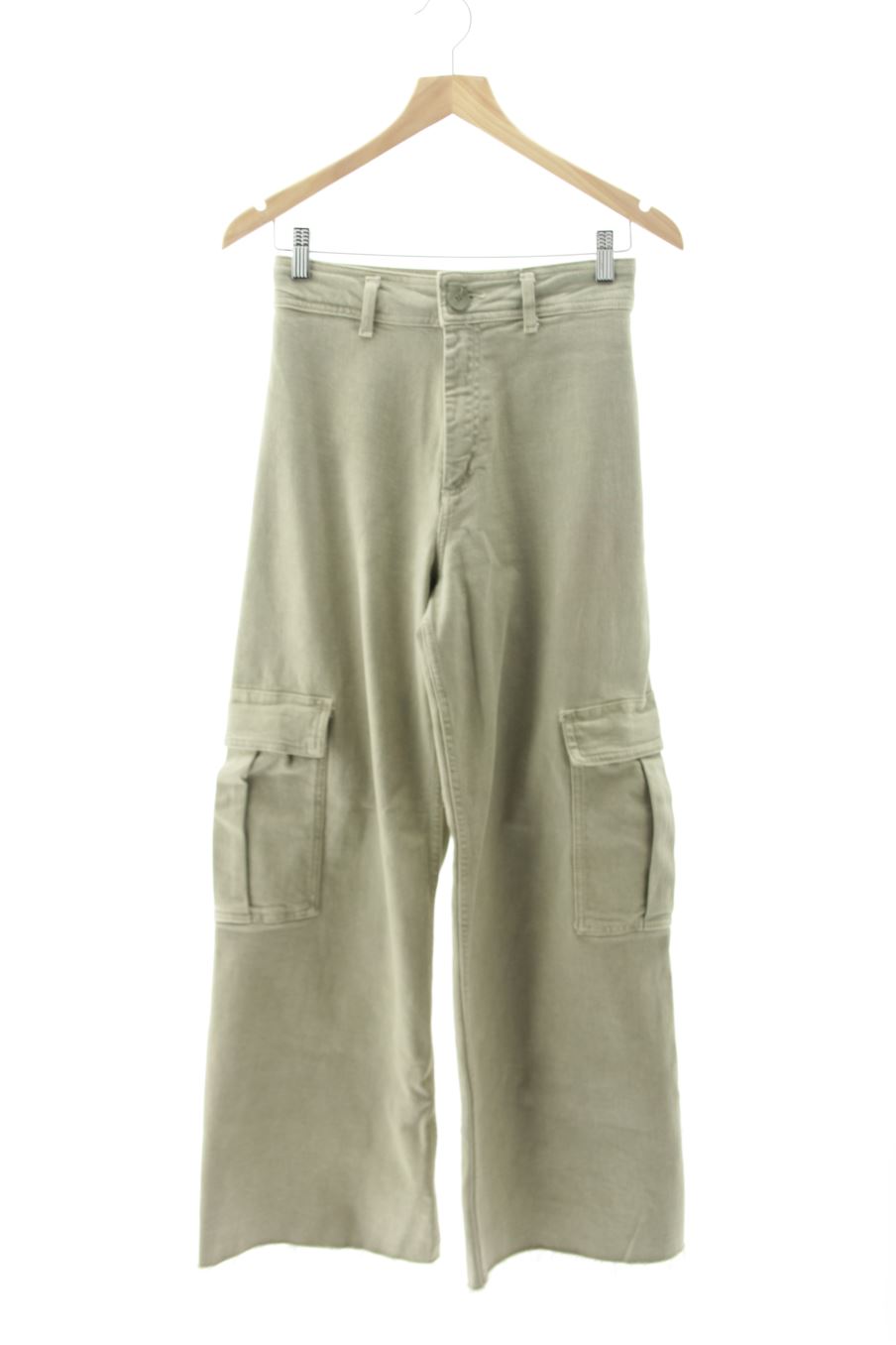 Jeans Zara de la taille 36, de couleur vert de denim
