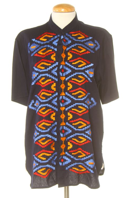 Kurzärmelige Bluse