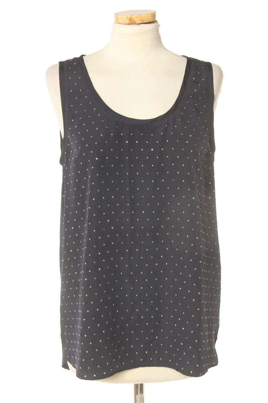 Aufwändiges Top von Elogy Größe M, Farbe Marineblau, für