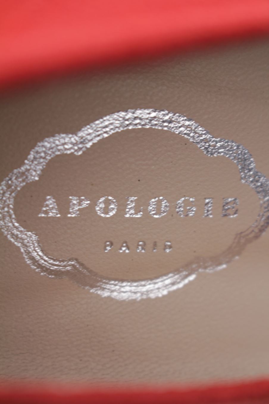 Zapatos de tacon de Apologie de la talla 38, de color rojo de