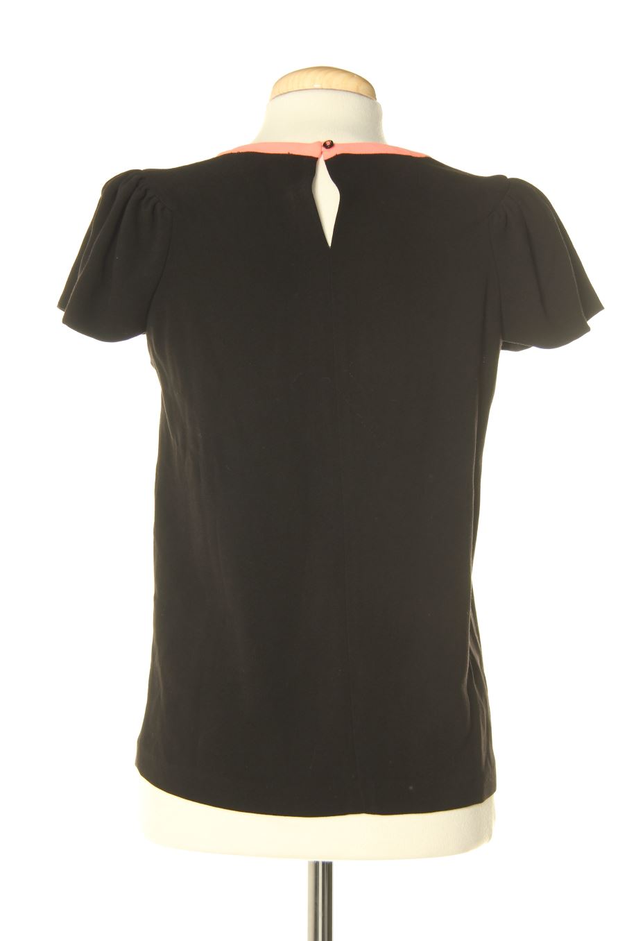 Blouse à manches courtes Maje de la taille S, de couleur noir