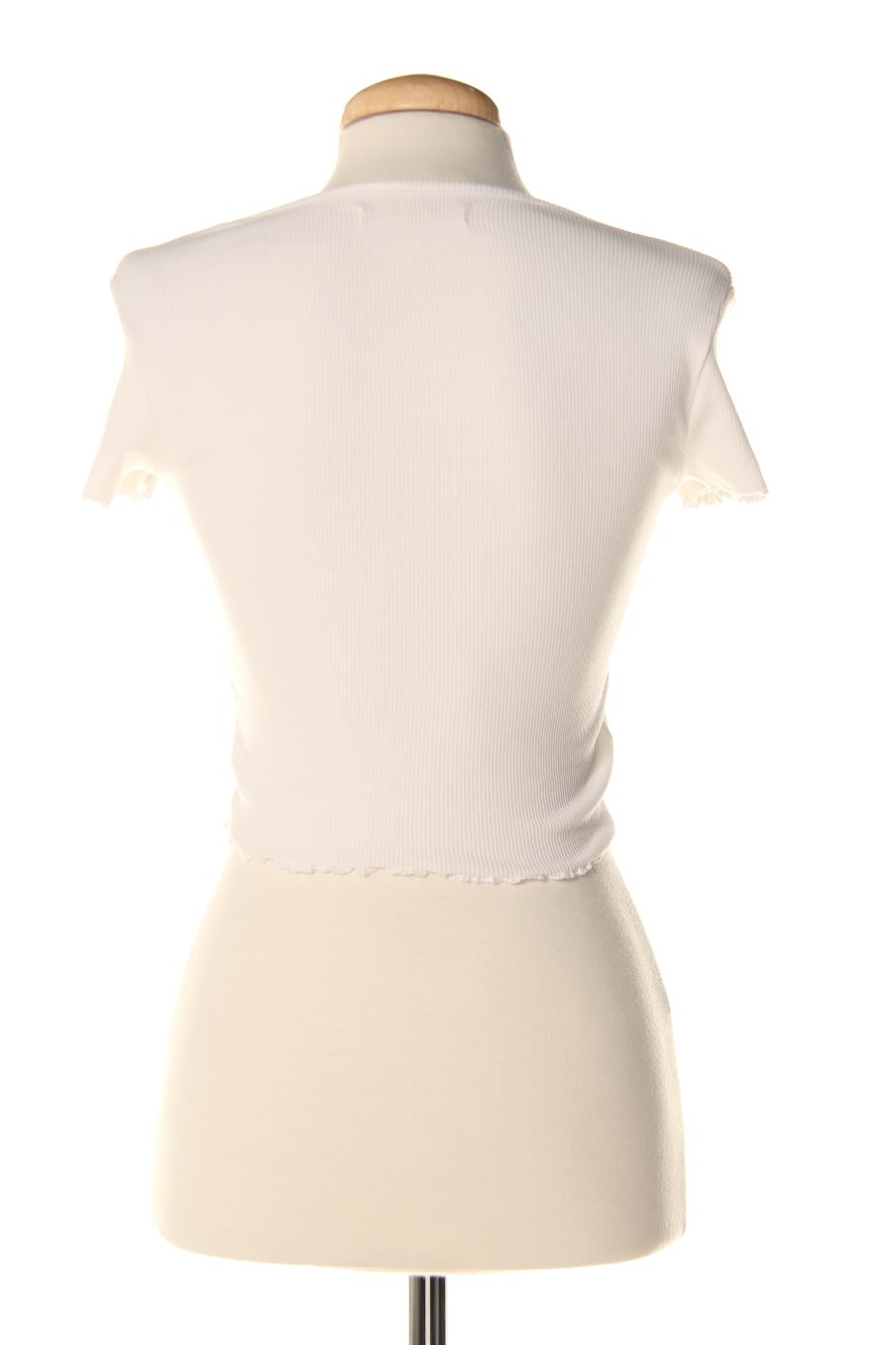T-shirt Pull & Bear de la taille S, de couleur blanc