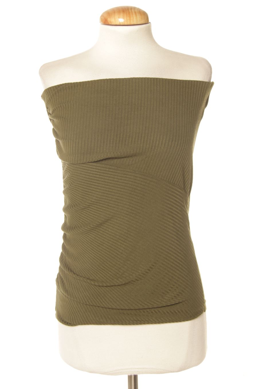 Top Bershka de la taille L, de couleur vert