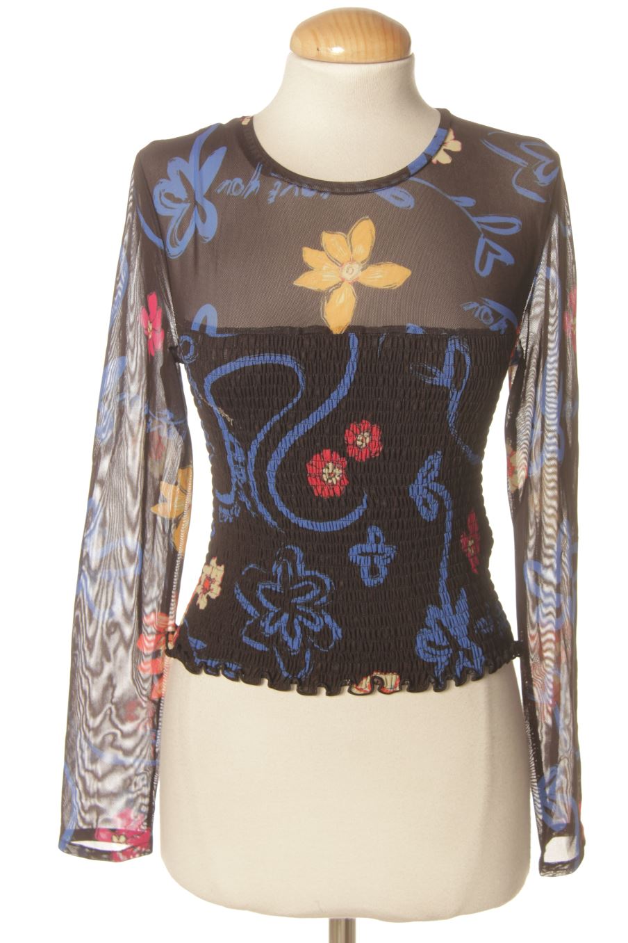 Blouse à manches longues Desigual de la taille M, de couleur imprimés