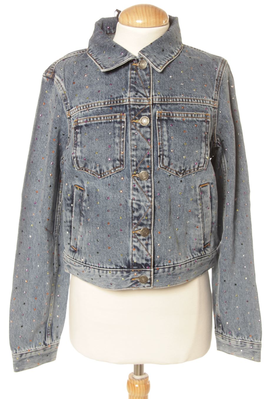 Blouson Desigual de la taille M, de couleur bleu de denim