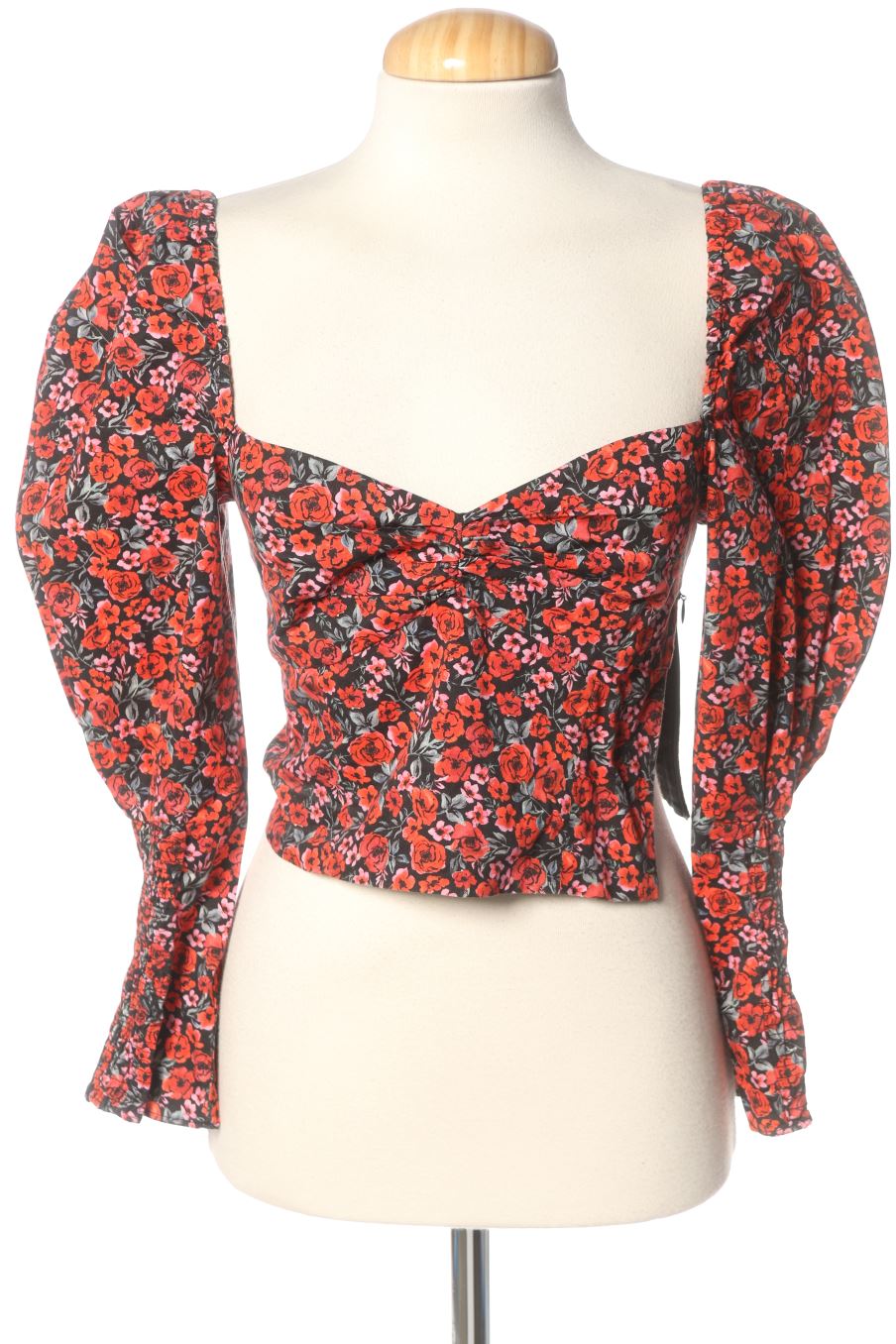 Blusa a maniche lunghe de Zara de la talla S, de color stampato