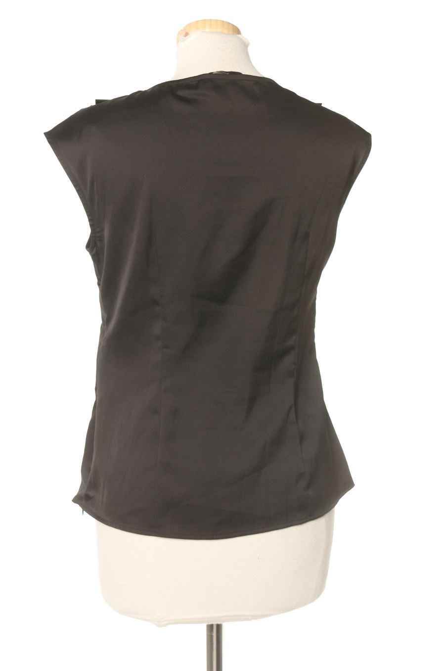 Blouse à manches courtes Yera de la taille 38, de couleur noir