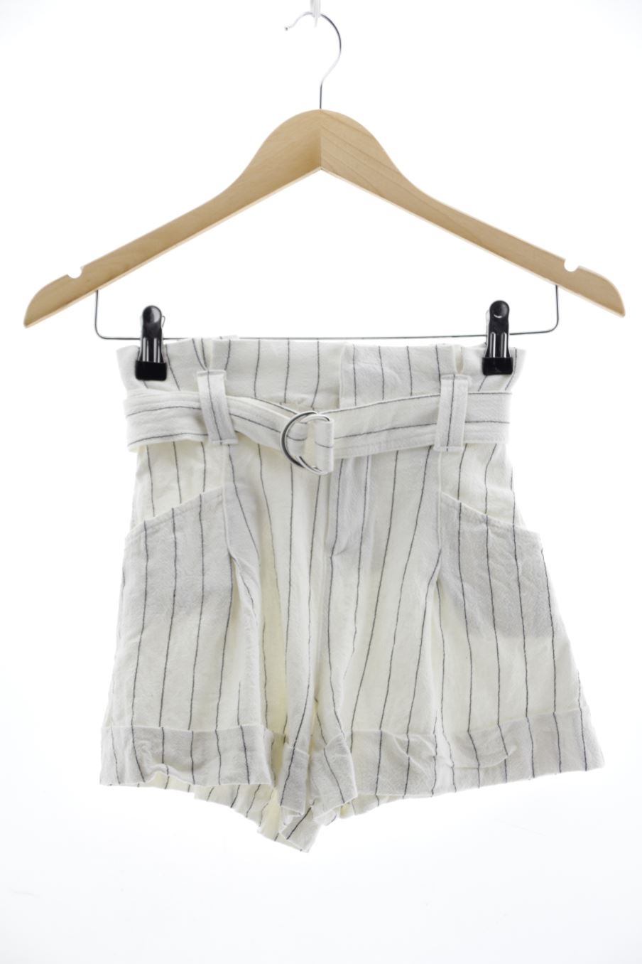 Shorts Bershka de la taille XS, de couleur rayures