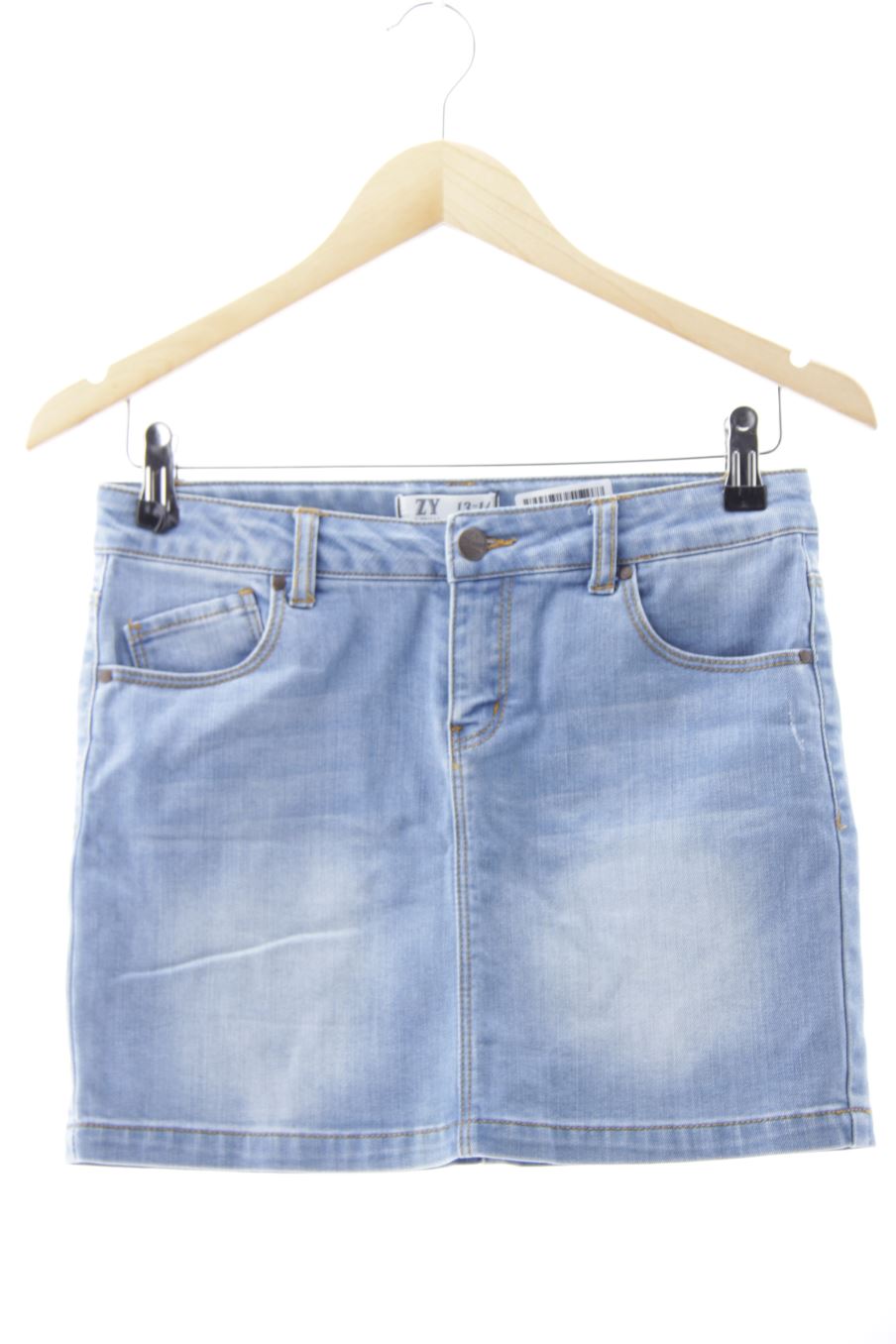 Falda de ZY de la talla 13 años de denim de segunda mano