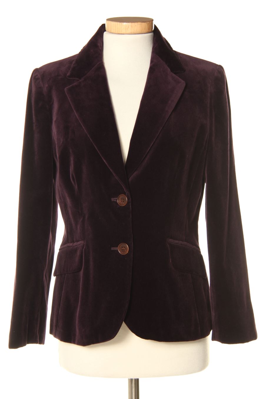 Blazer Yera de la taille 42, de couleur pourpre de velours