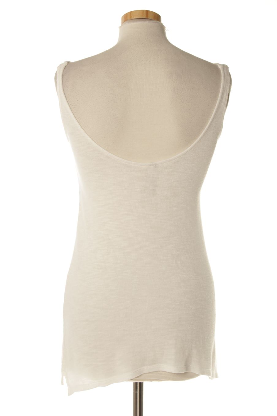 Top Stradivarius de la taille S, de couleur blanc