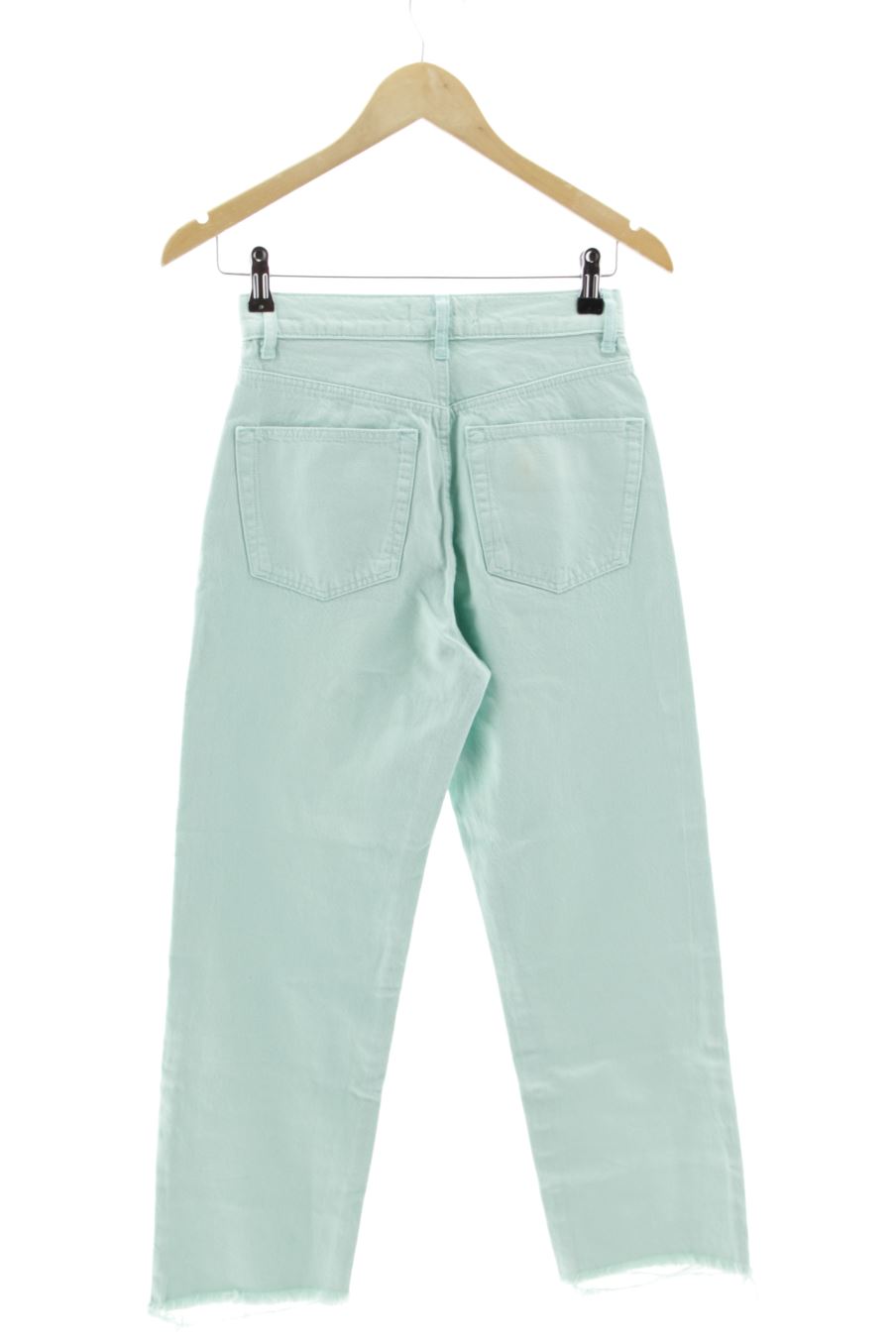 Vaqueros de Pull & Bear de la talla 34, de color turquesa de ropa vaquera