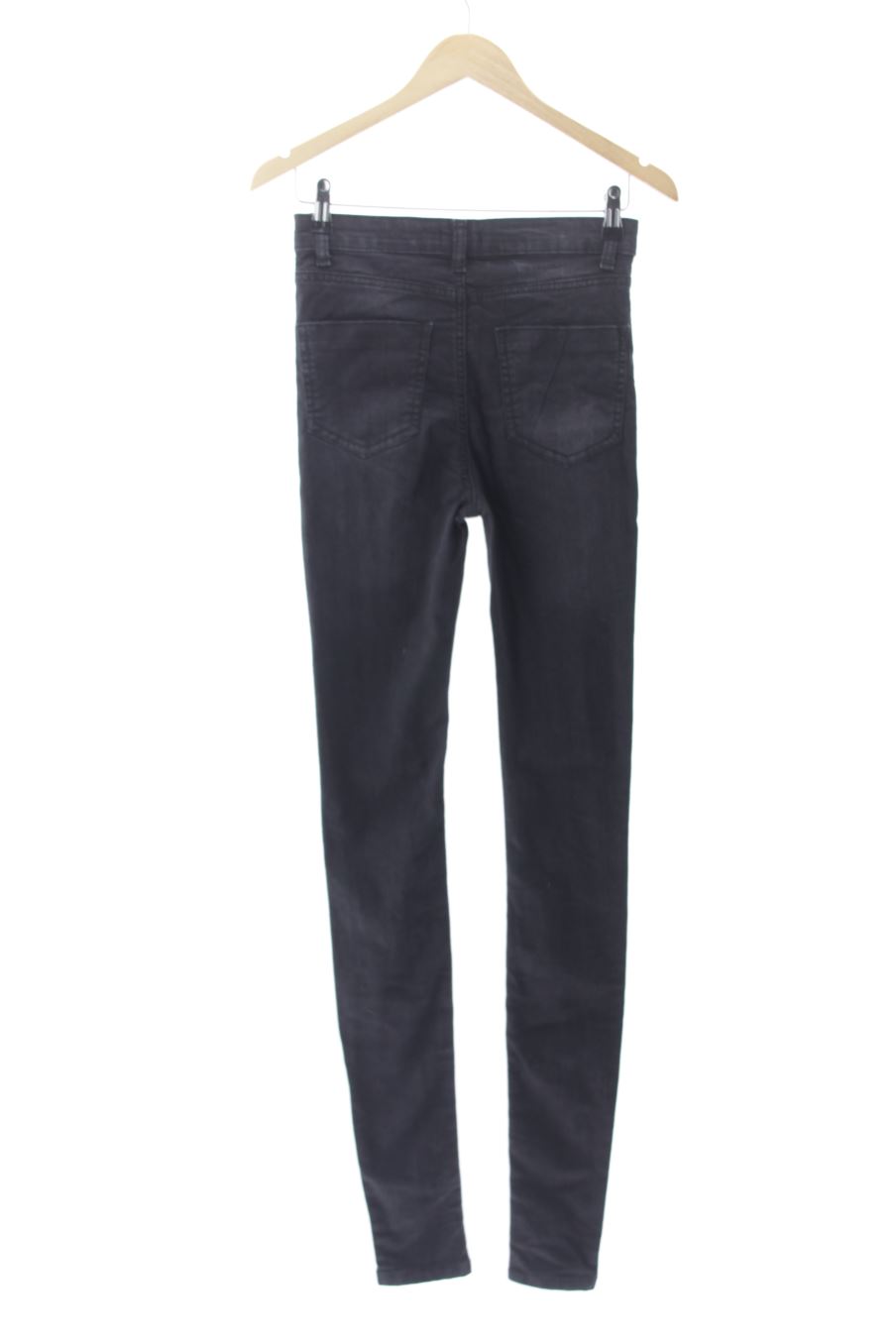 Jeans Boohoo de la taille 38, de couleur noir de denim