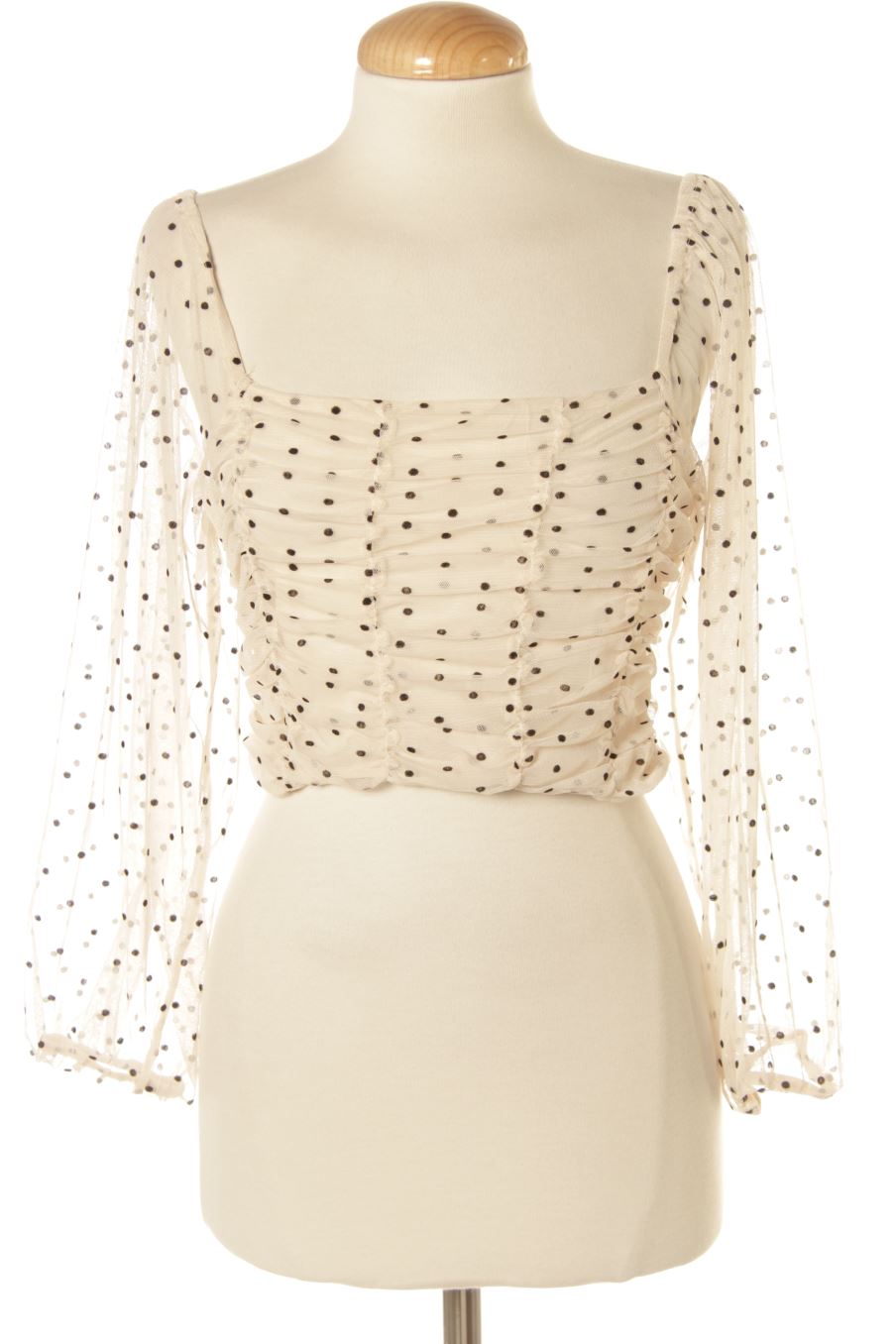 Langärmelige Bluse von Bershka Größe XS, Farbe Aufdruck, für
