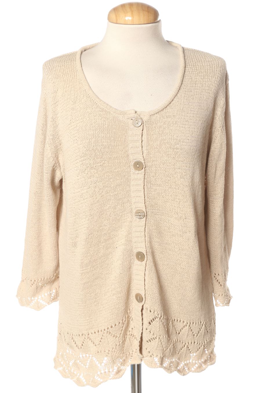 Chaqueta de Zamba de la talla 44, de color beige