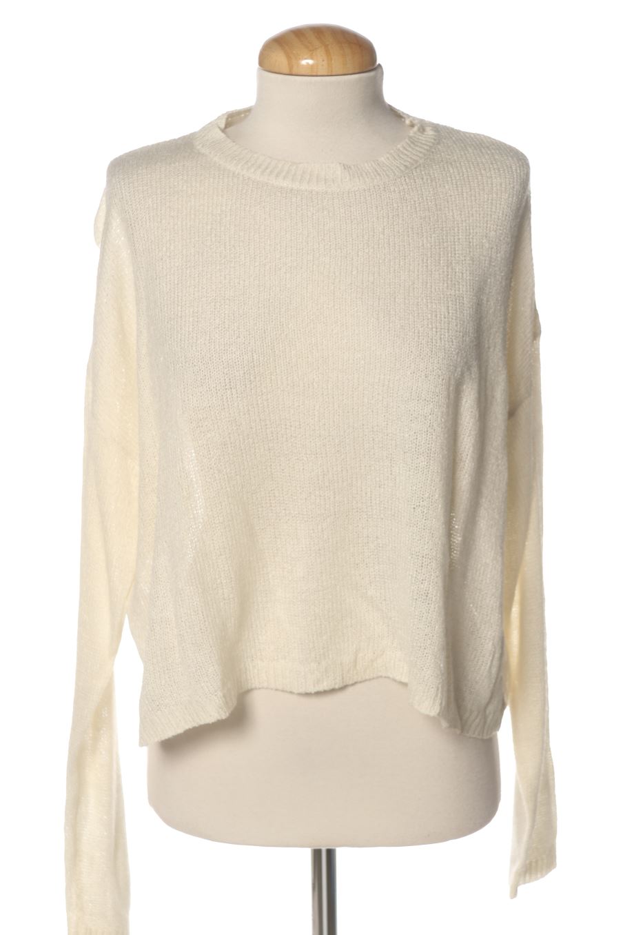 Jersey de Bershka de la talla S, de color blanco