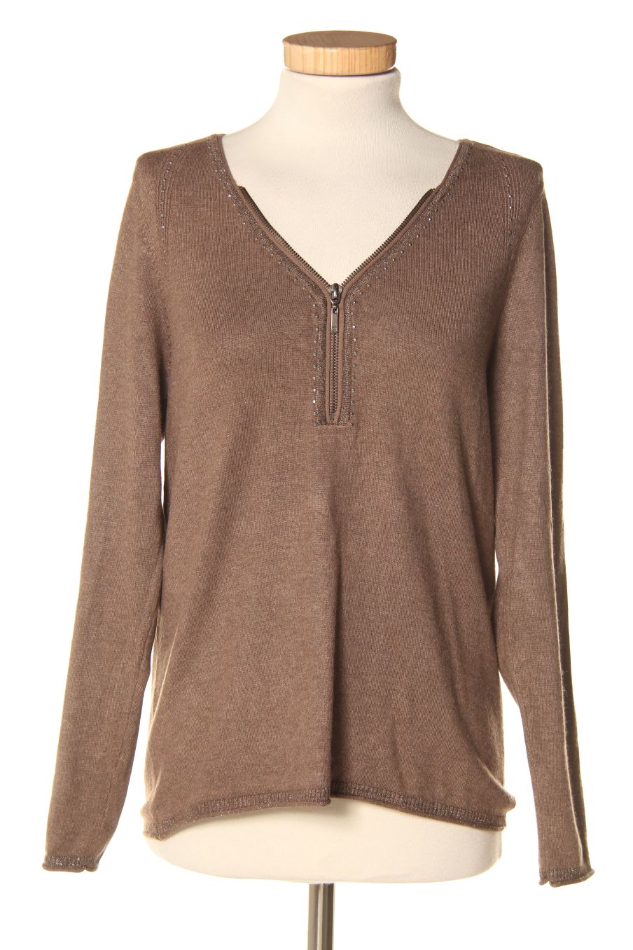 Pull Bréal Collection de la taille L, de couleur marron