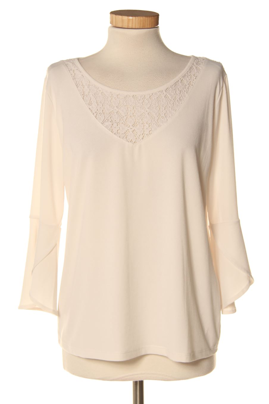 Blouse à manches longues Bréal Collection de la taille M, de couleur blanc