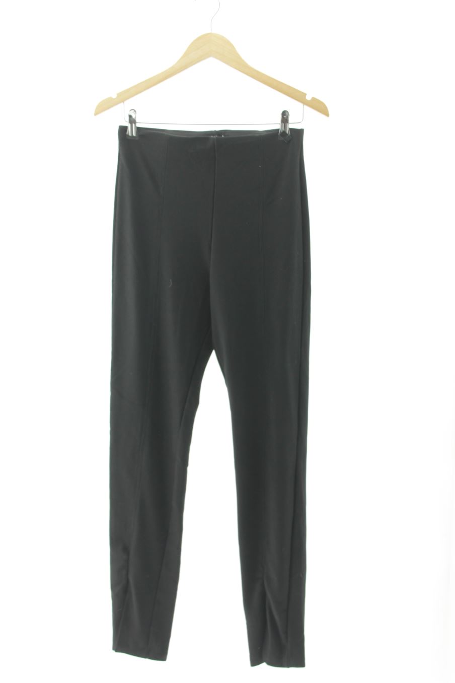 Pantaloni casual de Stradivarius de la talla L, de color nero