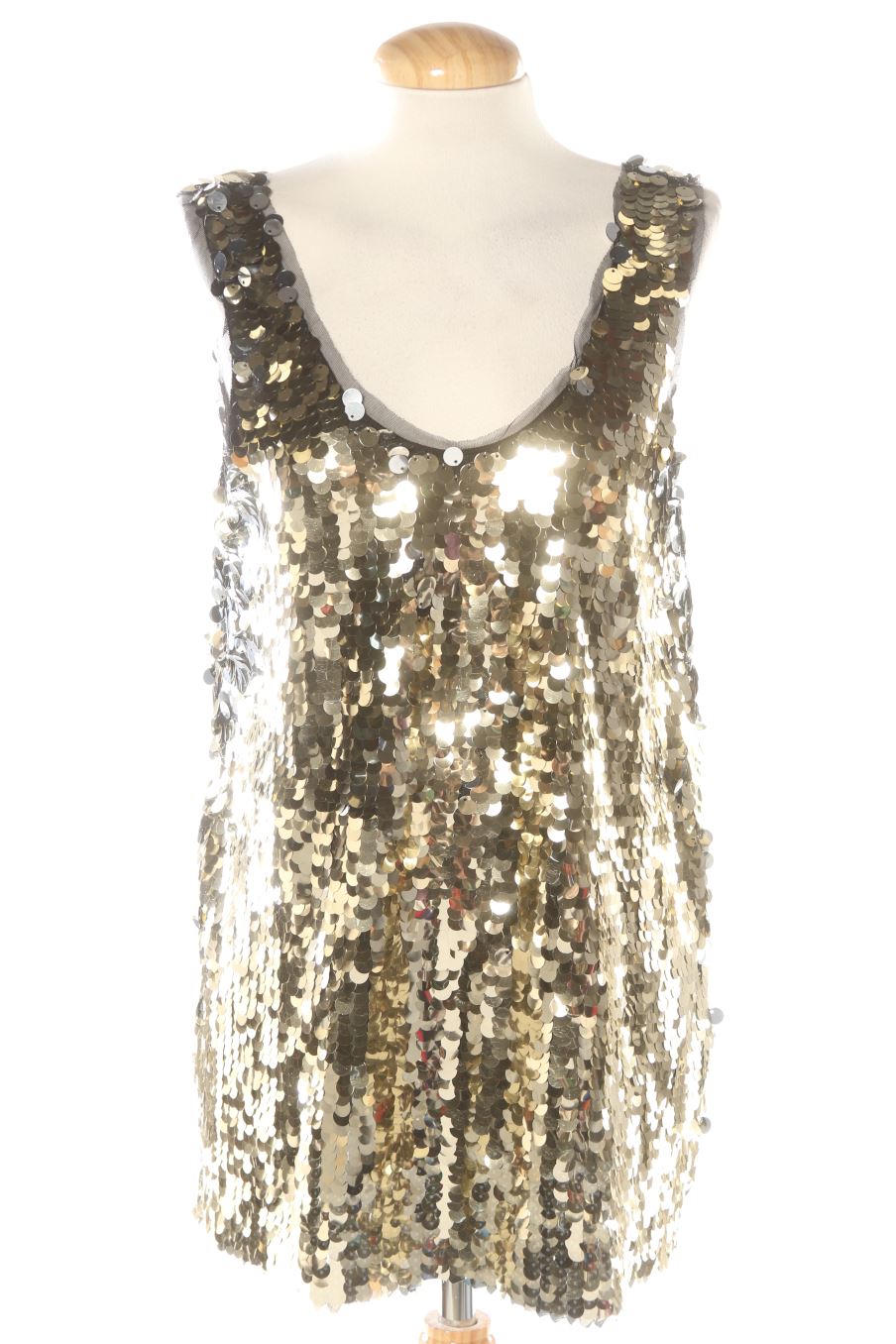 Aufwändiges Top von Zara Größe M, Farbe Golden, für