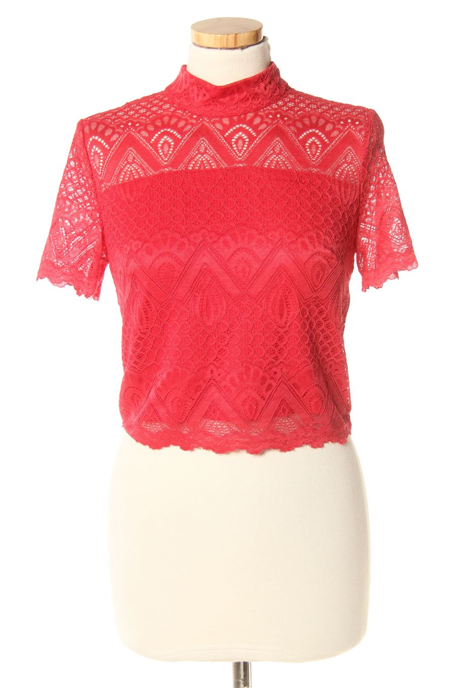 Blouse à manches courtes Guess de la taille S, de couleur rose