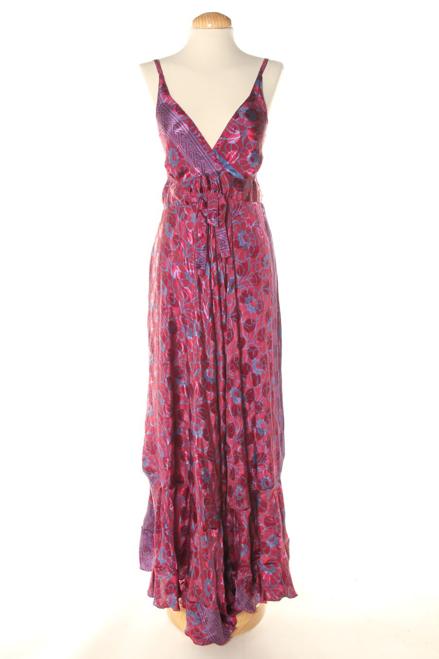 Vestido de PERCENTIL de la talla S, de color estampado de seda