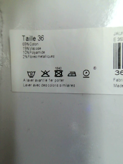 Faldas de Monoprix de la talla 36, de color rayas