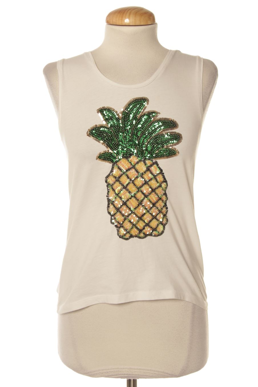Top de COOLCAT de la talla S, de color blanco