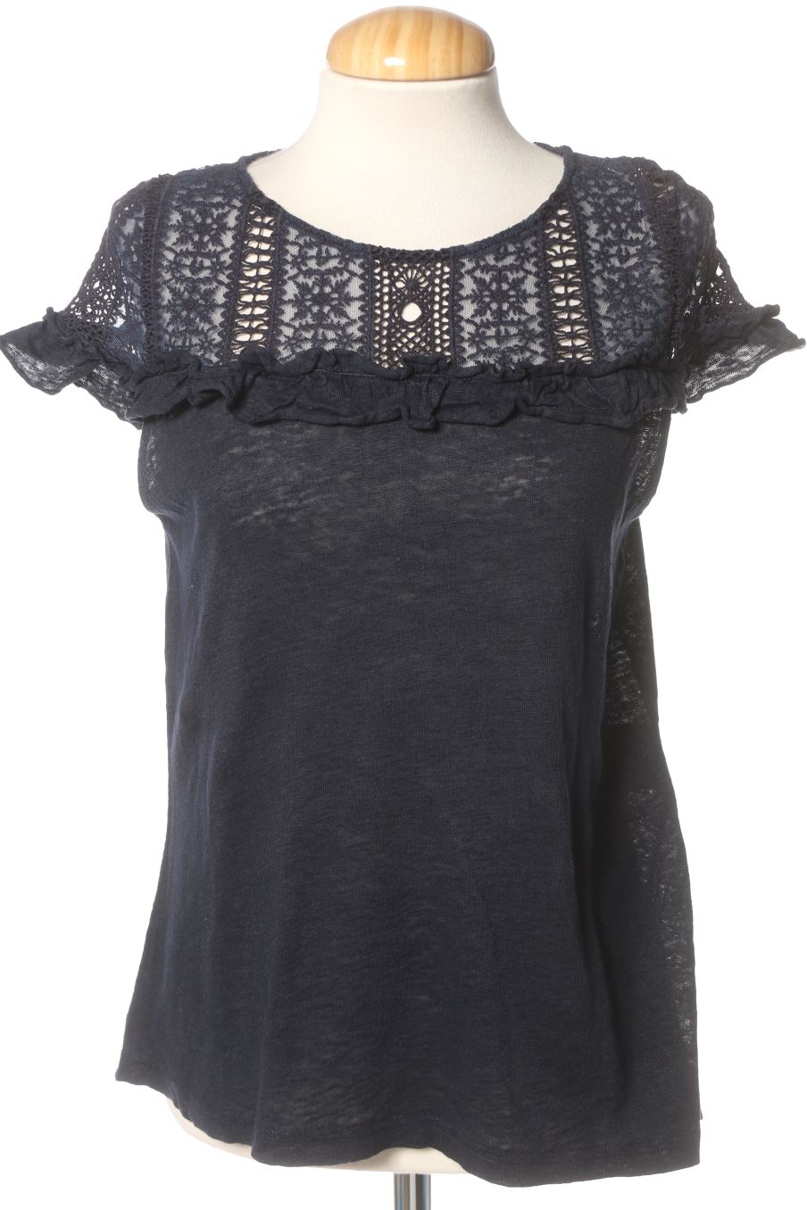 Camiseta de Sézane de la talla S, de color azul marino