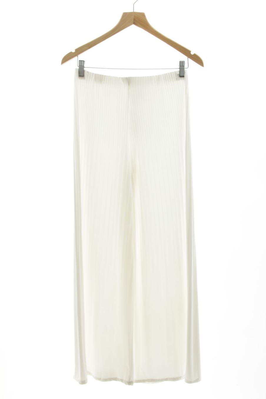Pantalon Casual Zara de la taille M, de couleur blanc