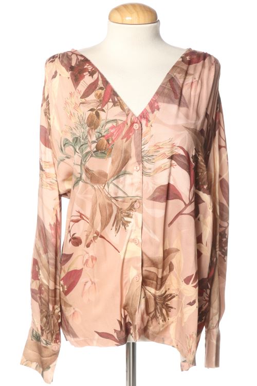 Blusa a maniche lunghe