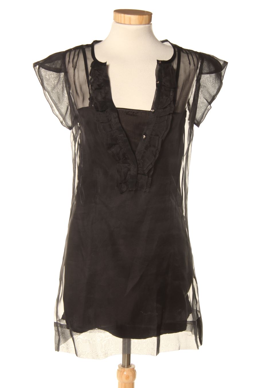 Vestito casual de PERCENTIL de la talla XS, de color nero