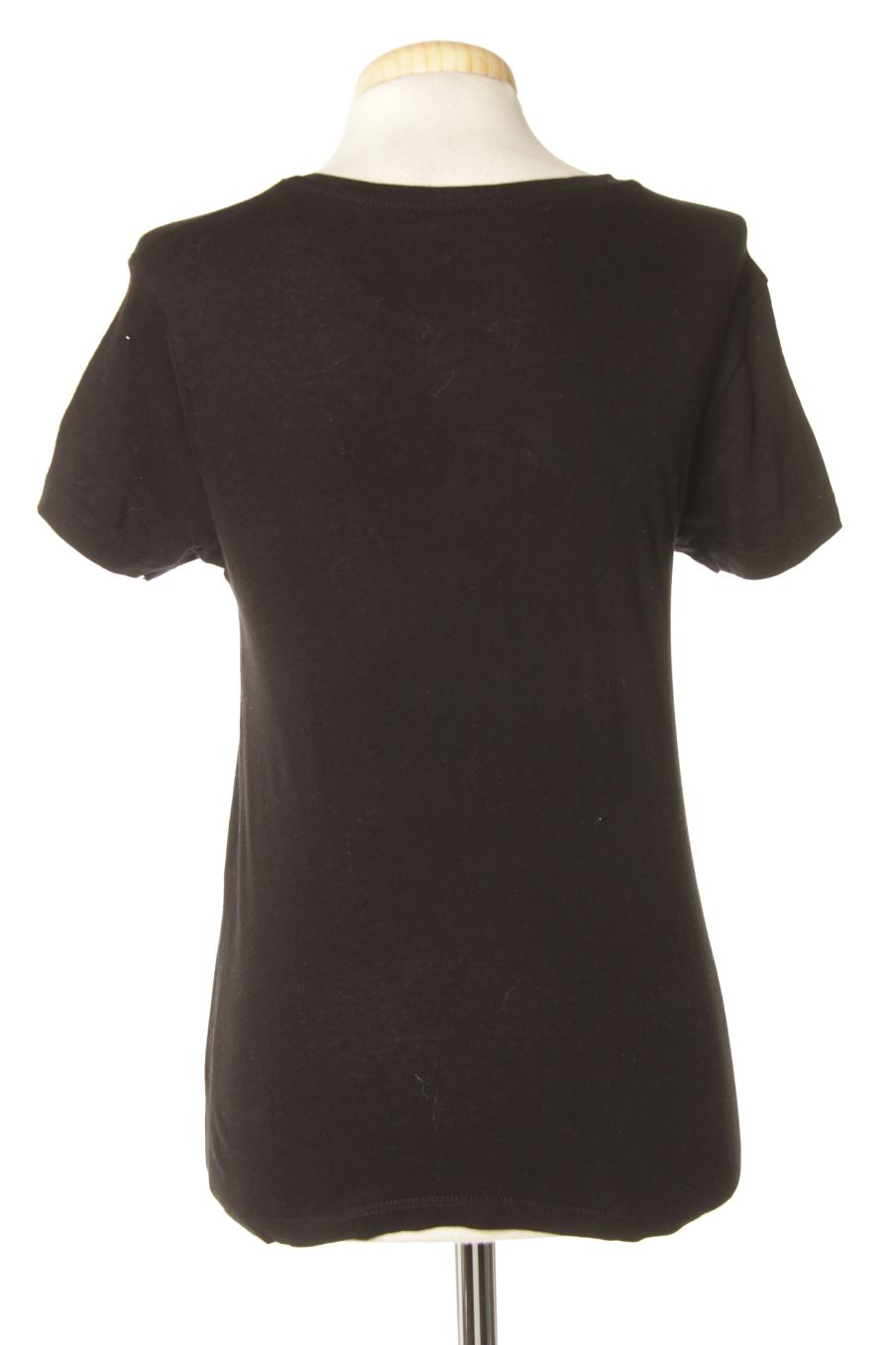 T-shirt Pull & Bear de la taille XS, de couleur noir