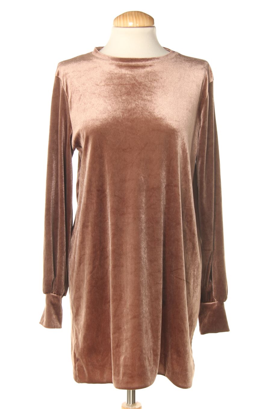 Robe casual Zara de la taille S, de couleur marron