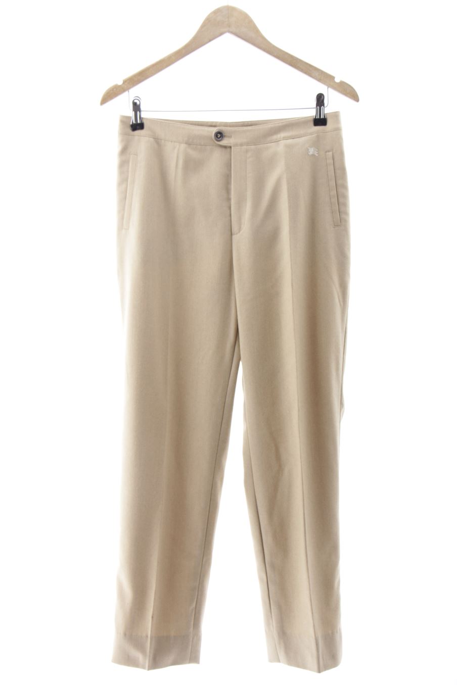 Pantalon Burberry de la taille 40, de couleur beige