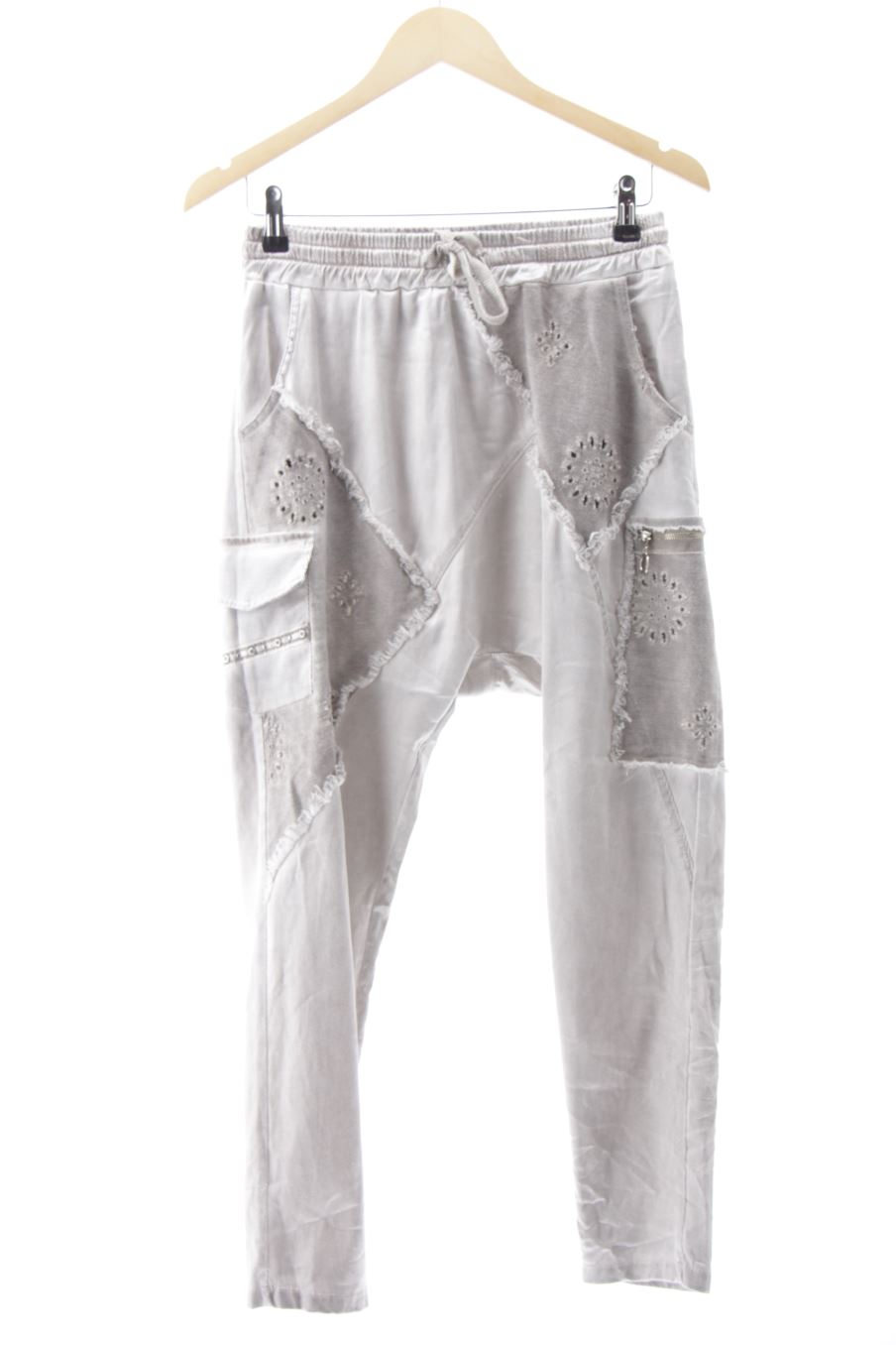 Pantalon Casual Made in italy de la taille XS, de couleur gris