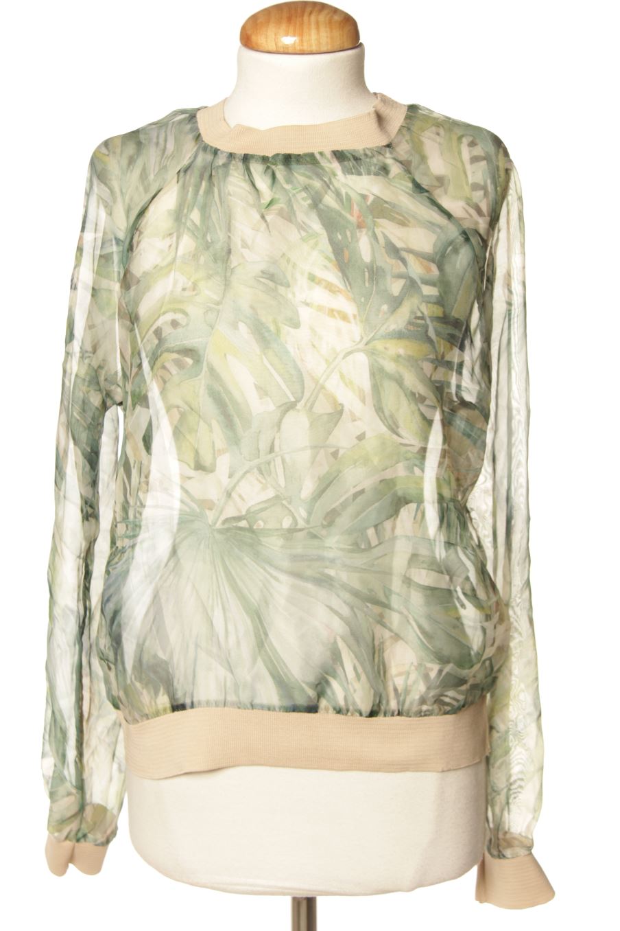 Blusa de manga larga de Zara de la talla XS, de color estampado