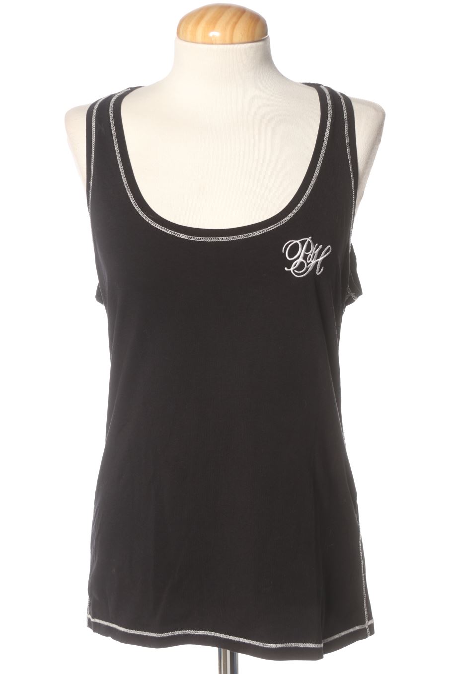 Maglietta senza maniche de Pedro del Hierro de la talla L, de color nero