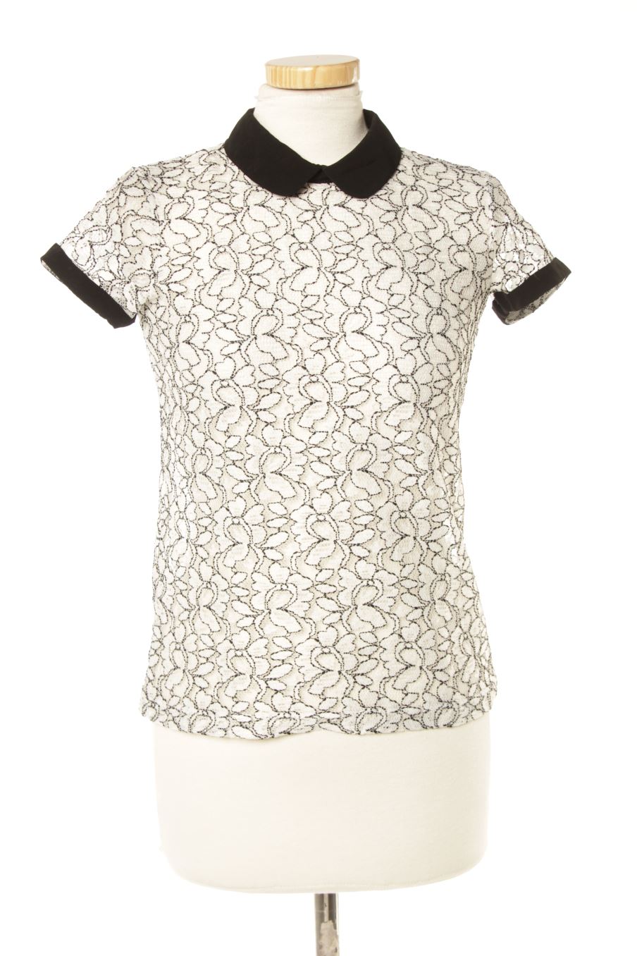 Blouse à manches courtes Naf Naf de la taille XS, de couleur imprimés