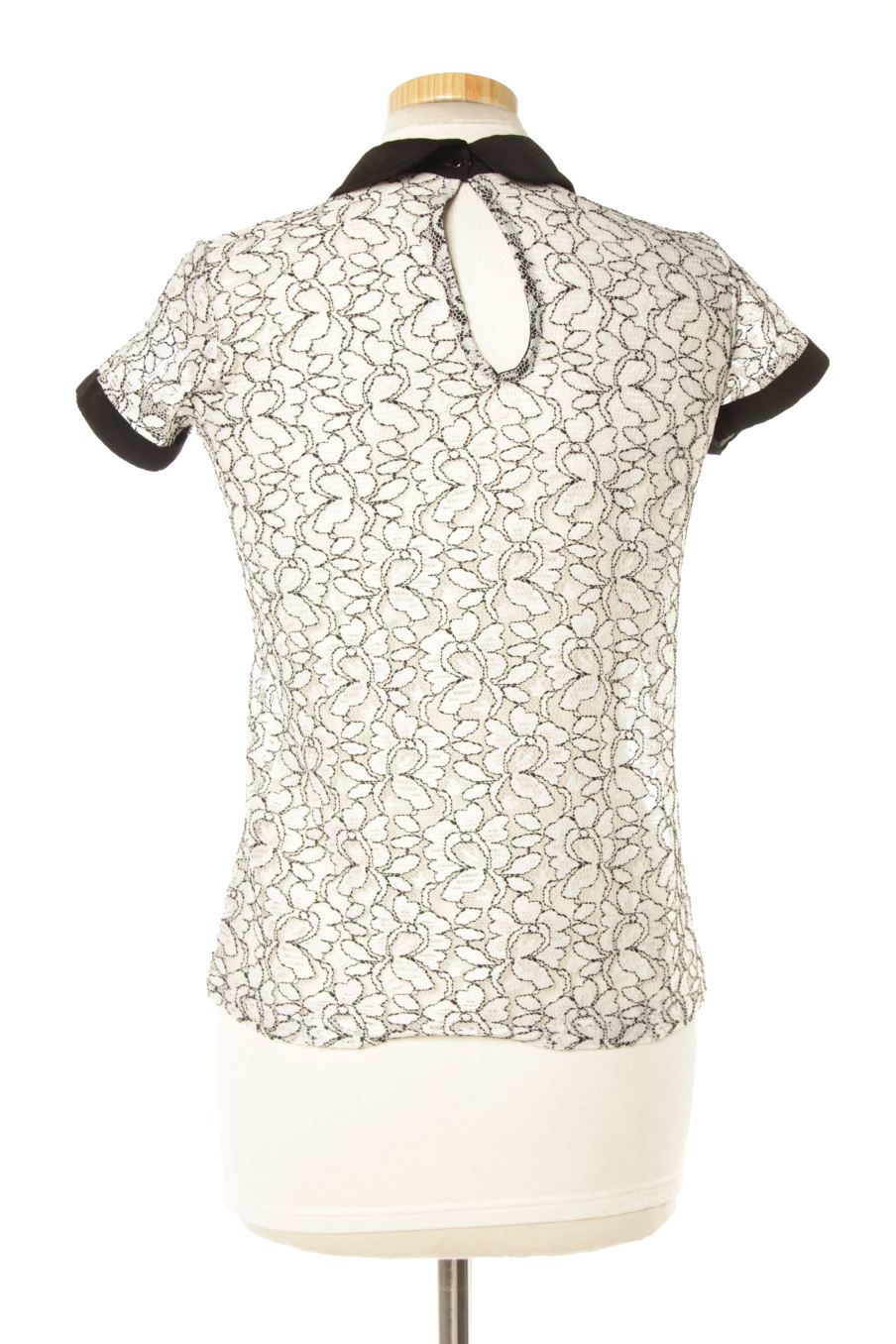 Blouse à manches courtes Naf Naf de la taille XS, de couleur imprimés