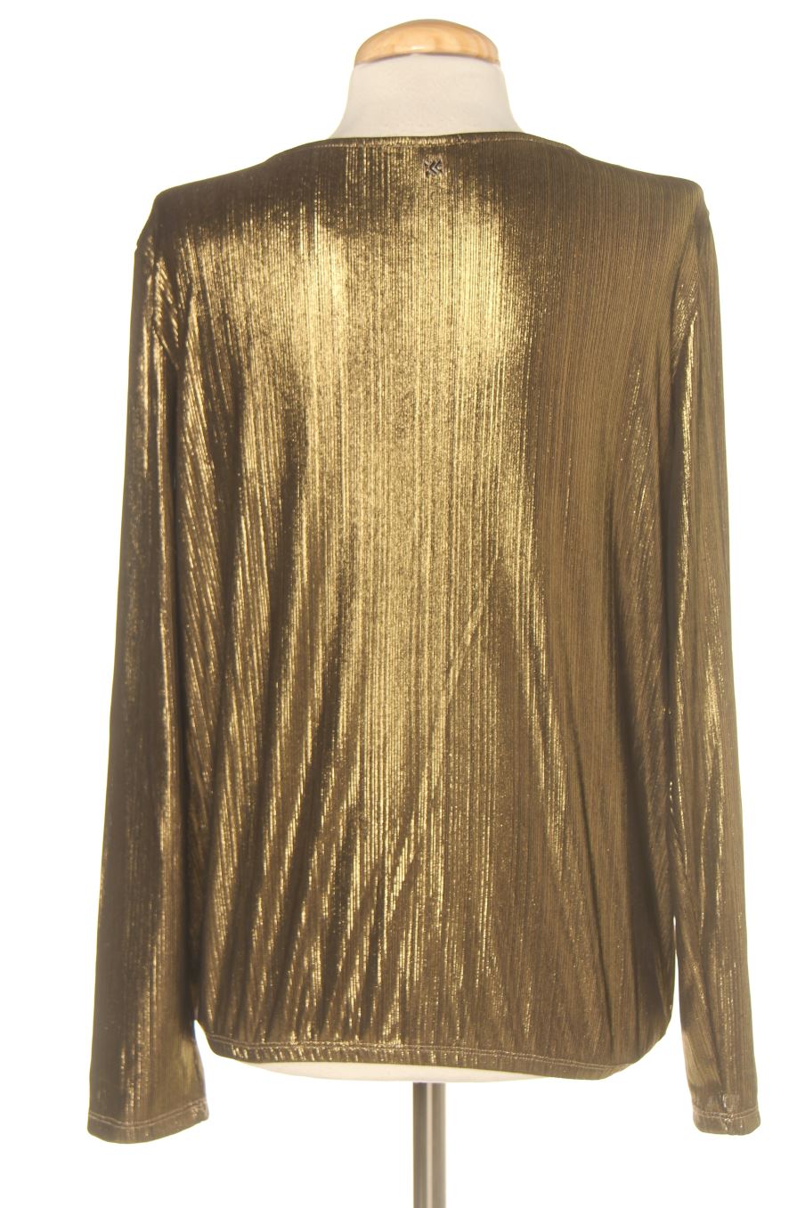 Blusa de manga larga de Bonobo Jean de la talla XS, de color dorado