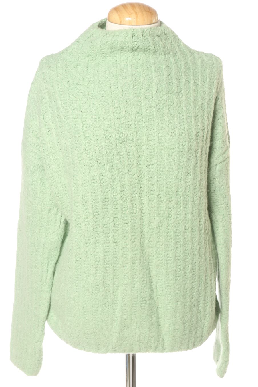 Pull Massimo Dutti de la taille L, de couleur vert