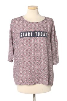 Blusa de manga corta S Stradivarius, foto 1 de 2
