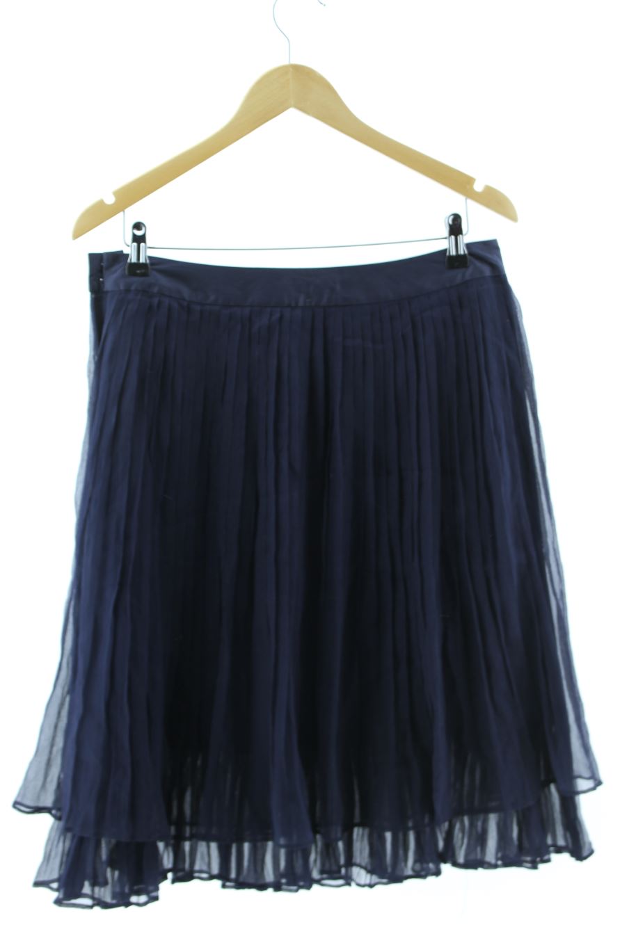 Jupe Yera de la taille 42, de couleur bleu marine de soie